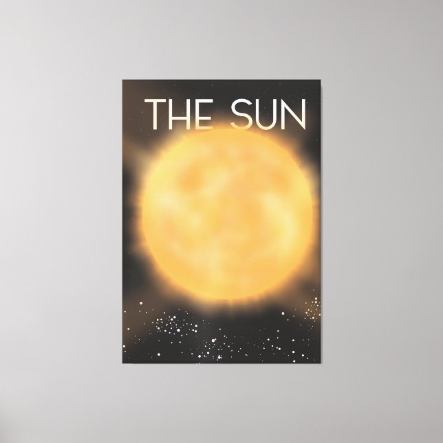 The Sun Canvas Print (Front)