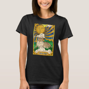 The Sun Cat Arcana Tarot Card Mystical Wiccan T-Shirt