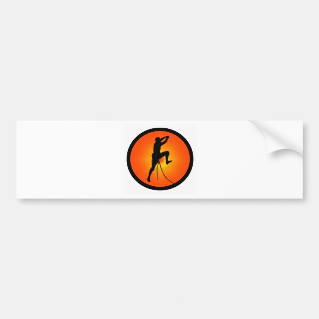 THE SUN CLIMBER BUMPER STICKER (Front)