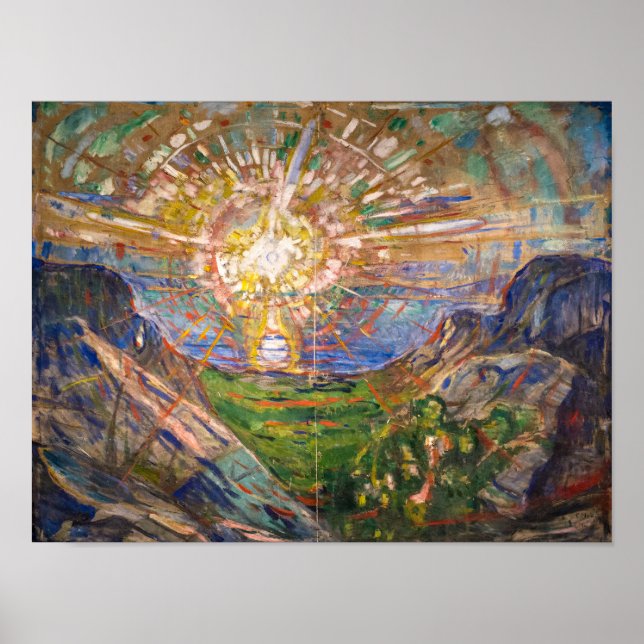 The Sun | Edvard Munch | Poster (Front)