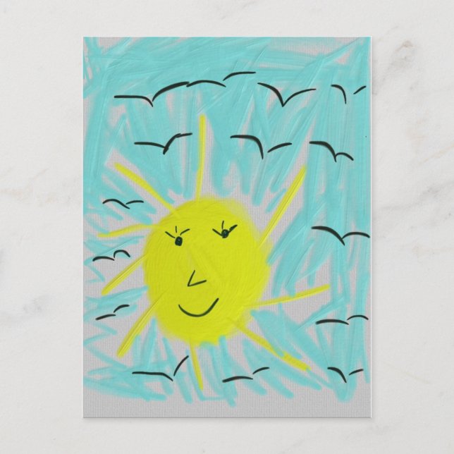 The sun in the sky postcard (Front)