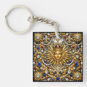 The Sun King Versailles French ornate Key Ring