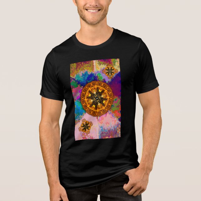 The sun light is love Tri-Blend shirt (Front)
