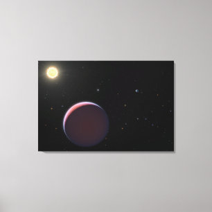The Sun-Like Star Kepler 51 & Three Giant Planets. Canvas Print