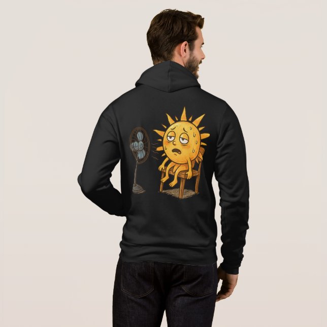 The Sun on a Hot Break Hoodie (Back Full)
