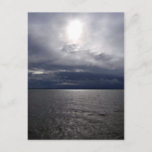 The sun over the Solent Postcard