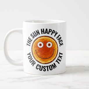 The Sun Personalized Custom Happy Face Giant Mug