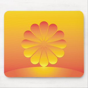 the sun rises mouse pad