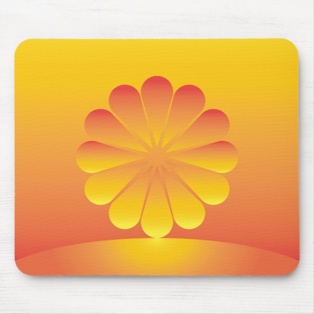 the sun rises mouse pad (Front)