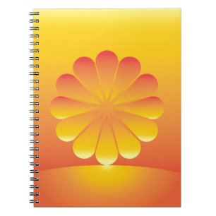 the sun rises notebook