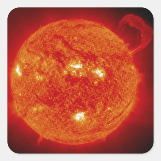 The Sun Square Sticker (Front)