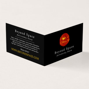 The Sun, Star, Astronomer, Astronomy Store Business Card