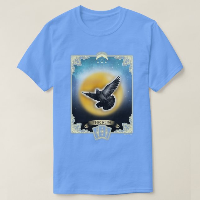 The Sun Tarot Card Illustration T-Shirt (Design Front)