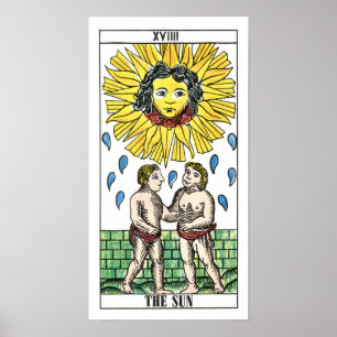 The Sun Tarot Card Poster