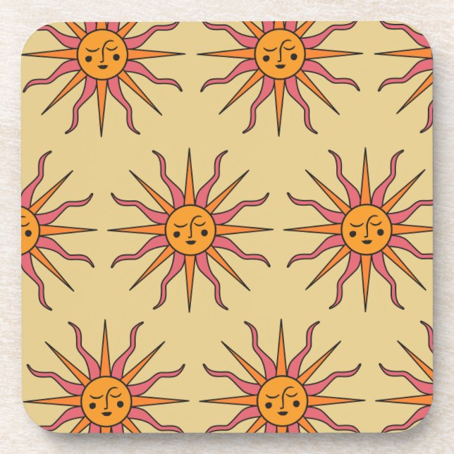 The Sun - Tarot Coaster (Front)