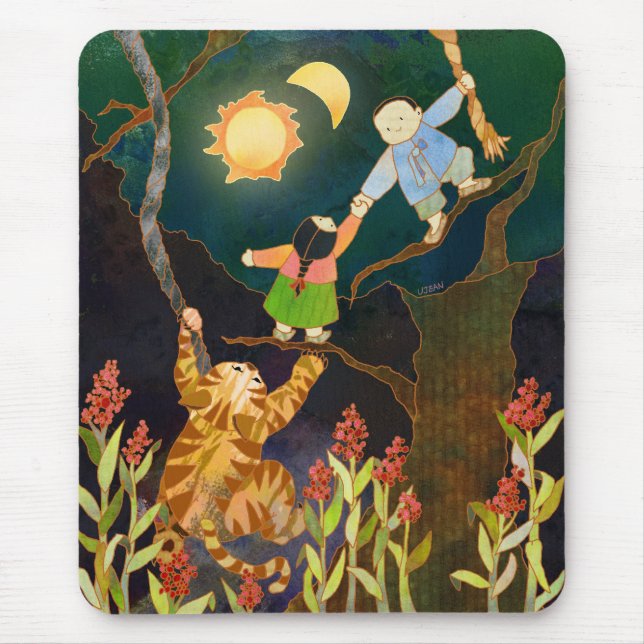 The Sun & The Moon: Korean Folk Tale Mousepad (Front)