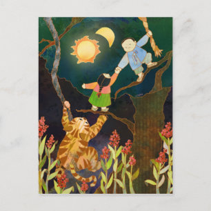 The Sun & The Moon: Korean Folk Tale Postcard