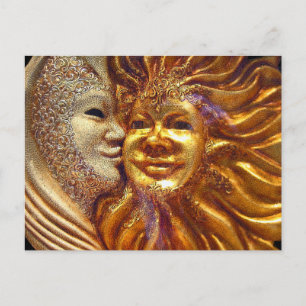 The Sun, The Moon, The Kiss Postcard