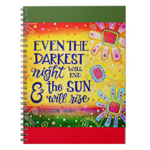 The Sun Will Rise Again Inspirivity Encouragement Notebook