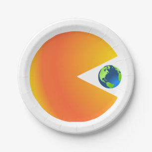 The Sun Will Swallow the Earth Paper Plate