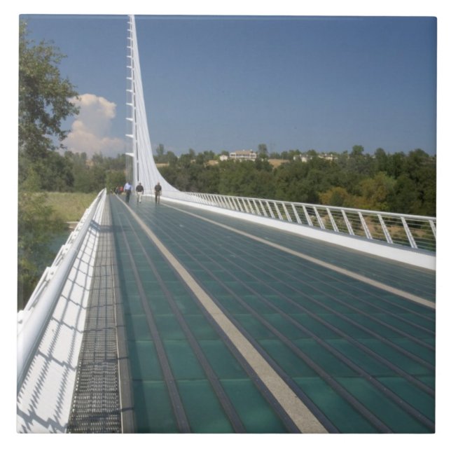 The Sundial Bridge at Turtle Bay Tile (Front)