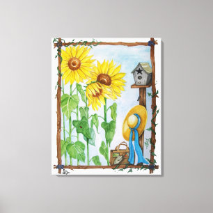 The Sunflower Garden Canvas Print