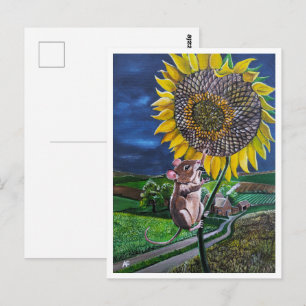 The Sunflower Summit Painting by Alfred Fox Postcard