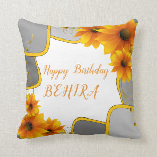 The sunflowers cushion
