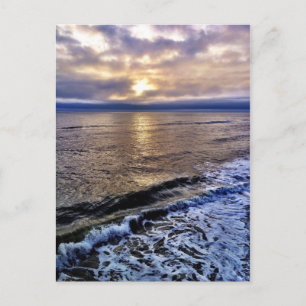 The sunrise on the obx of North Carolina coast Postcard