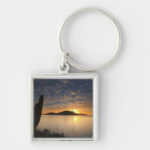 The sunrise over Isla Danzante in the Gulf of Key Ring