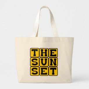 The Sunset, San Francisco District Large Tote Bag