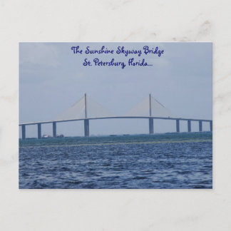 The Sunshine Skyway Bridge Postcard