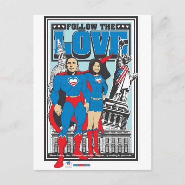 The Super Obamas Postcard (Front)