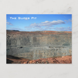The Super Pit, Kalgoorlie, Australia - Postcard