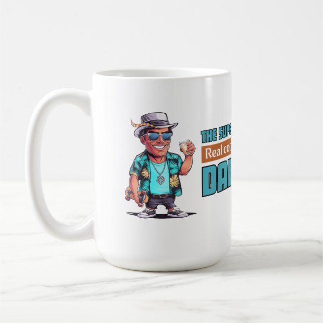 The super real cool dad coffee mug (Left)