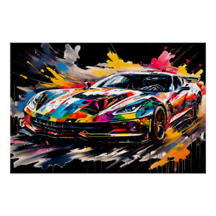 The Supercar in Motion Poster