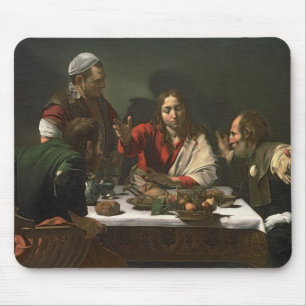 The Supper at Emmaus, 1601 2 Mouse Pad