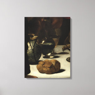 The Supper at Emmaus, 1601 Canvas Print