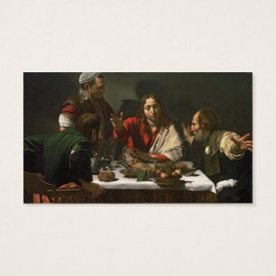 The Supper at Emmaus, 1601 (oil and tempera)