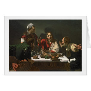 The Supper at Emmaus, 1601 (oil and tempera)