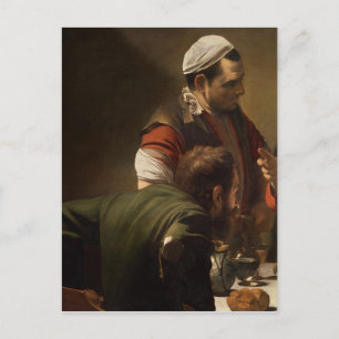 The Supper at Emmaus, 1601 Postcard