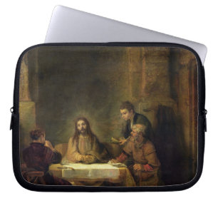 The Supper at Emmaus, 1648 (oil on panel) Laptop Sleeve