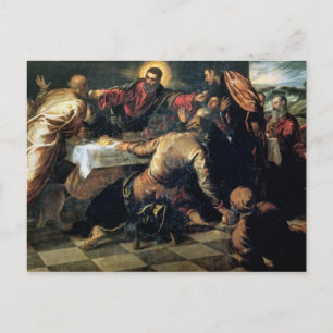 The Supper at Emmaus (oil on canvas) Postcard