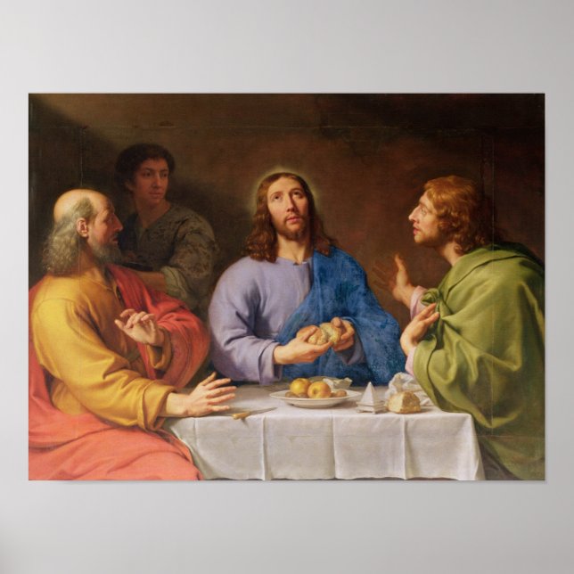 The Supper at Emmaus Poster (Front)