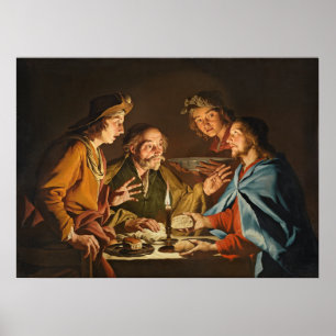 "The Supper at Emmaus" Poster