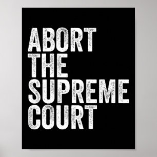 The Supreme Court Feminist Protest Poster