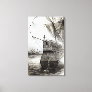 The Supreme Moment on the Evening Canvas Print