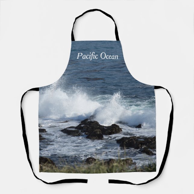 The surf of the Pacific Ocean  Apron (Front)
