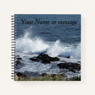The surf of the Pacific Ocean Notebook