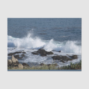 The surf of the Pacific Ocean              Tissue Paper